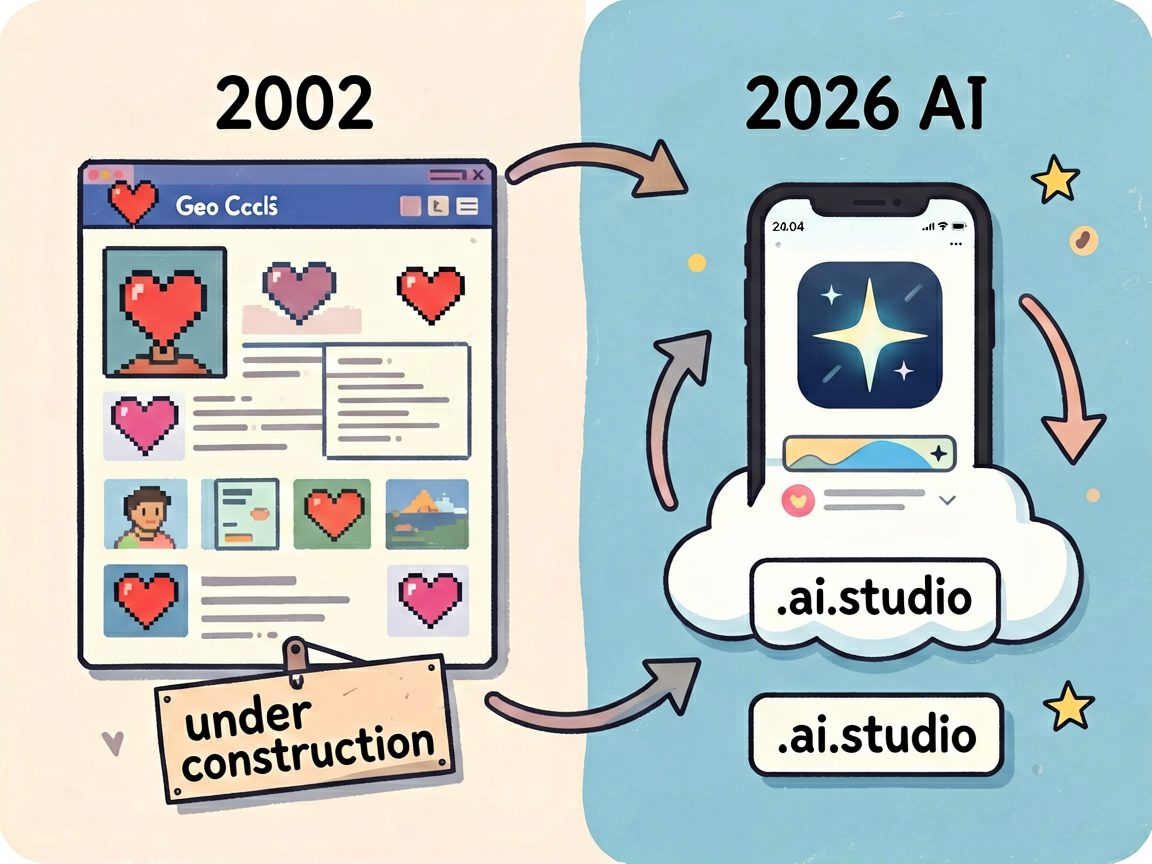 2009 GeoCities 到 2026 AI 应用循环